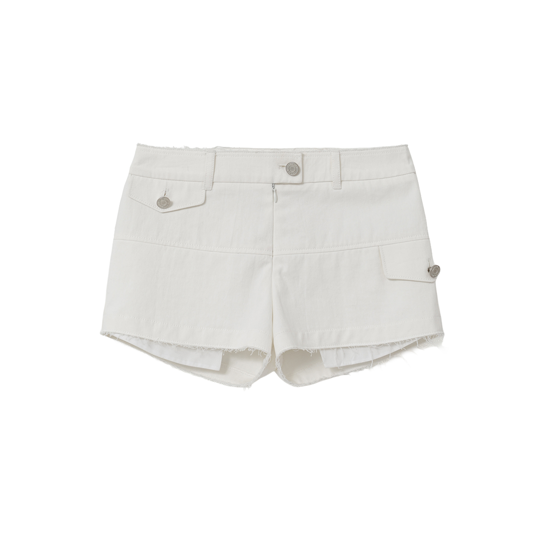 Z26R-WPT22-WH Znuz Layerez Micro Short Pants - White