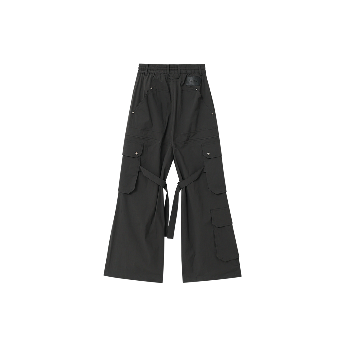 제뉴즈 카조 더블 포켓 파라슈트 팬츠 - 차콜(Znuz Carzo Double-Pocket Parachute Pants - Charcoal) - 2