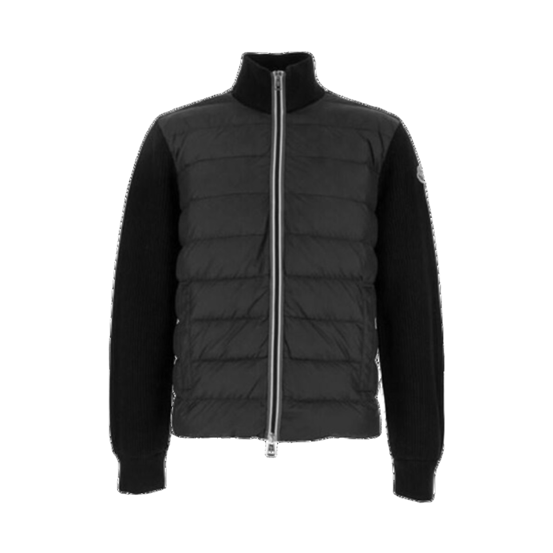9B00006 M1367 999 25S [15% 쿠폰] Moncler Padded Wool Zip-Up Cardigan Black - 25SS
