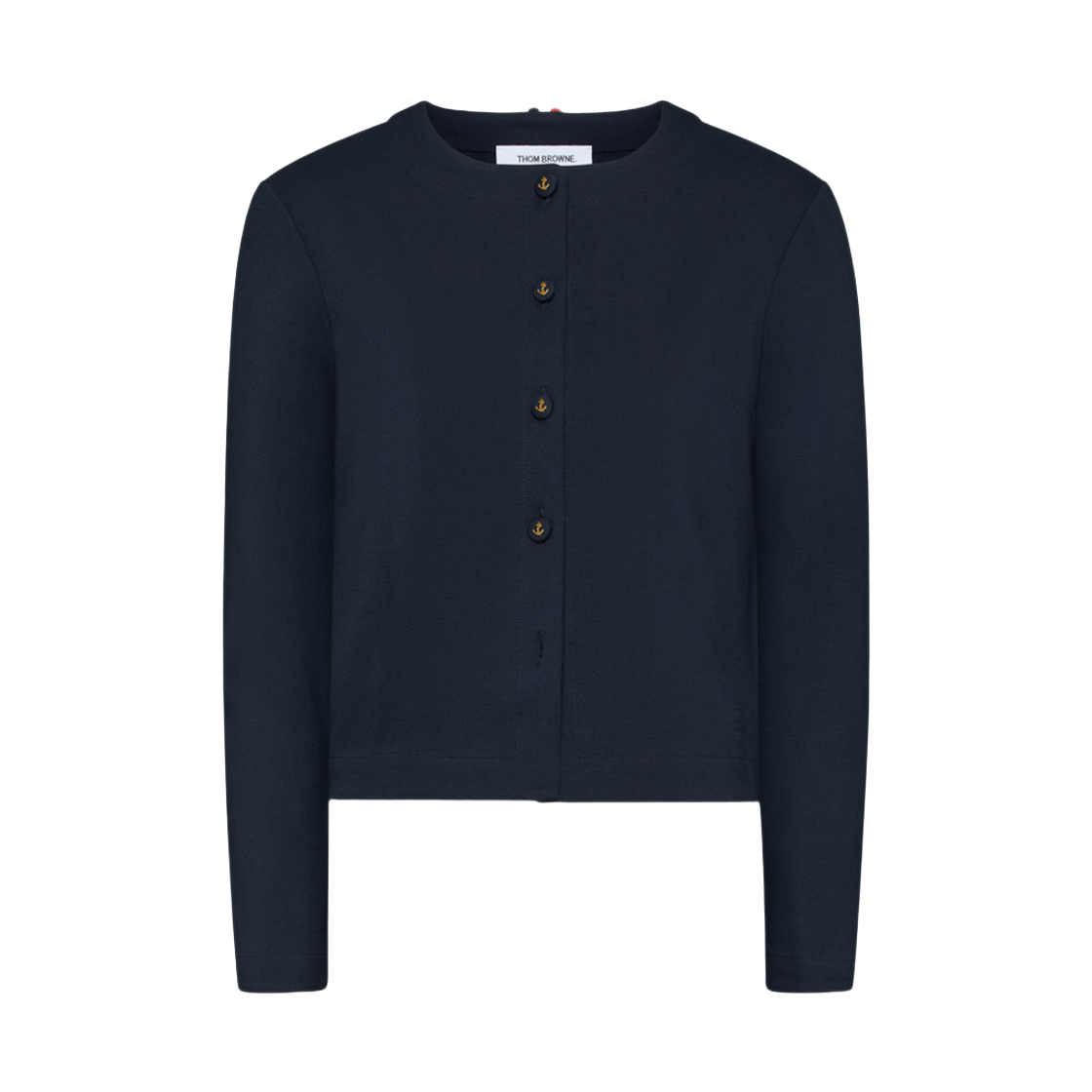 FJT388A J0215 415 25F [15% 쿠폰] (W) Thom Browne Compact Milano Crewneck Cardigan Navy