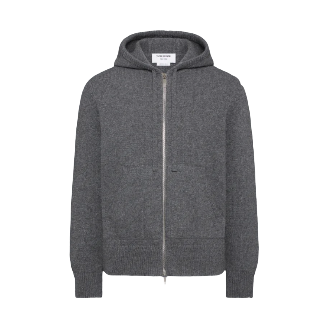 MKT020A Y1029 035 25F [15% 쿠폰] Thom Browne Geese Intarsia Merino Wool Hoodie Medium Grey