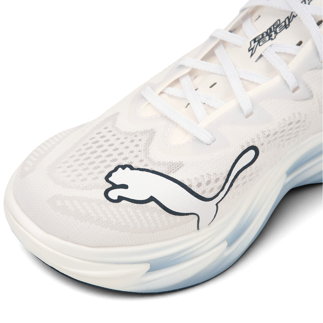 푸마 디비에이트 나이트로 엘리트 4화이트 샴브레이 블루(Puma Deviate Nitro Elite 4 White Chambray Blue) - 7