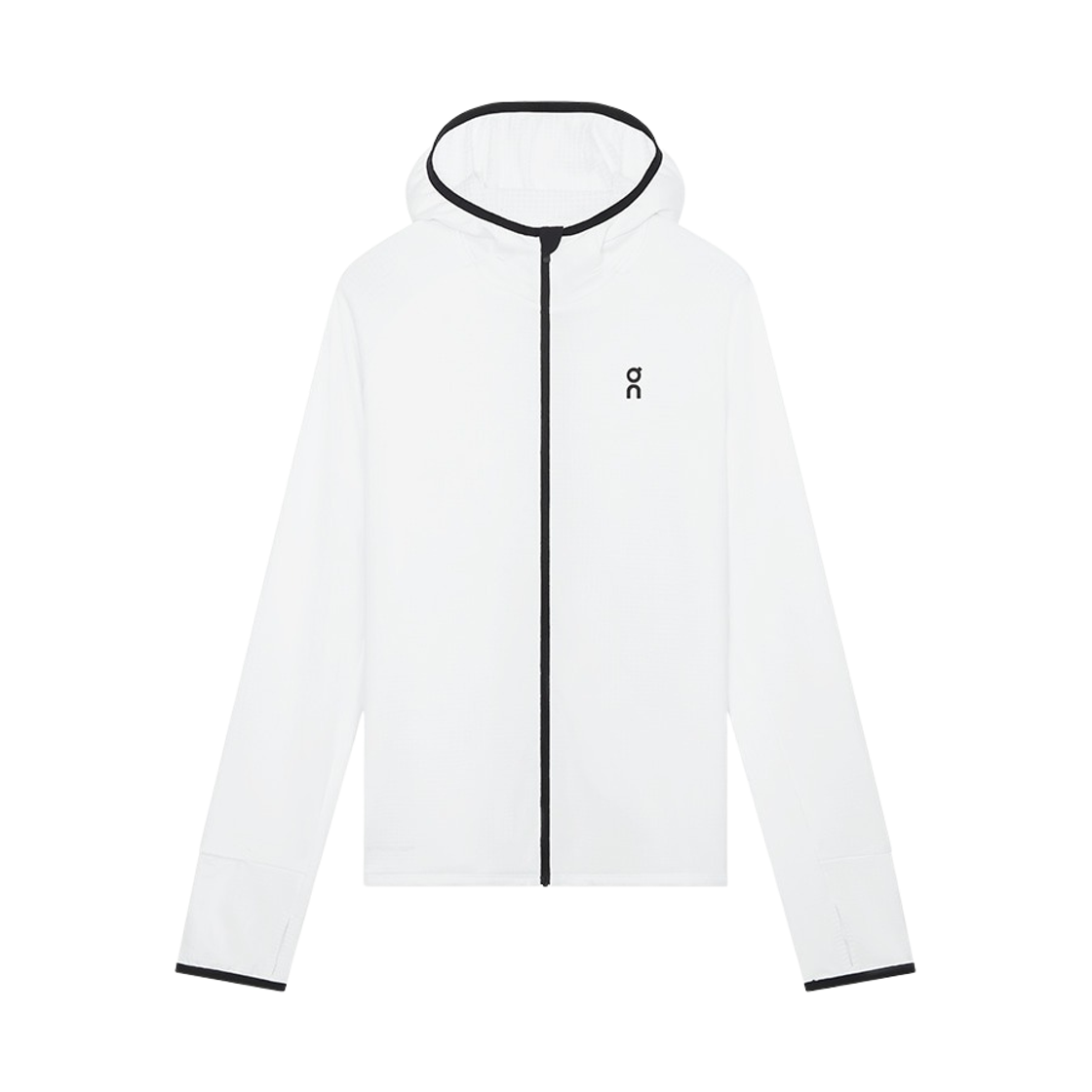 1WG30760069 (W) On Running Climate Zip Hoodie White
