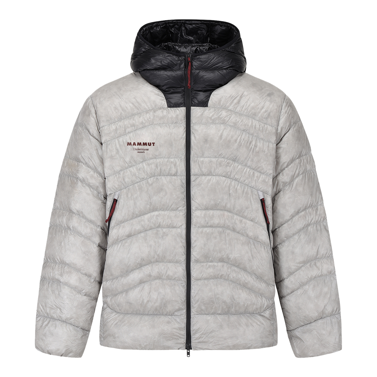 마무트 × 언더마이카 IN 다운 자켓 그레이(Mammut × Undermycar IN Down Jacket Gray)
