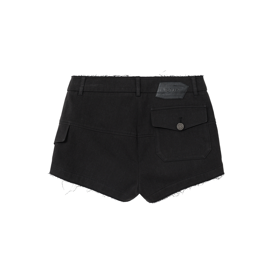 제뉴즈 레이어즈 마이크로 숏 팬츠 - 블랙(Znuz Layerez Micro Short Pants - Black) - 2