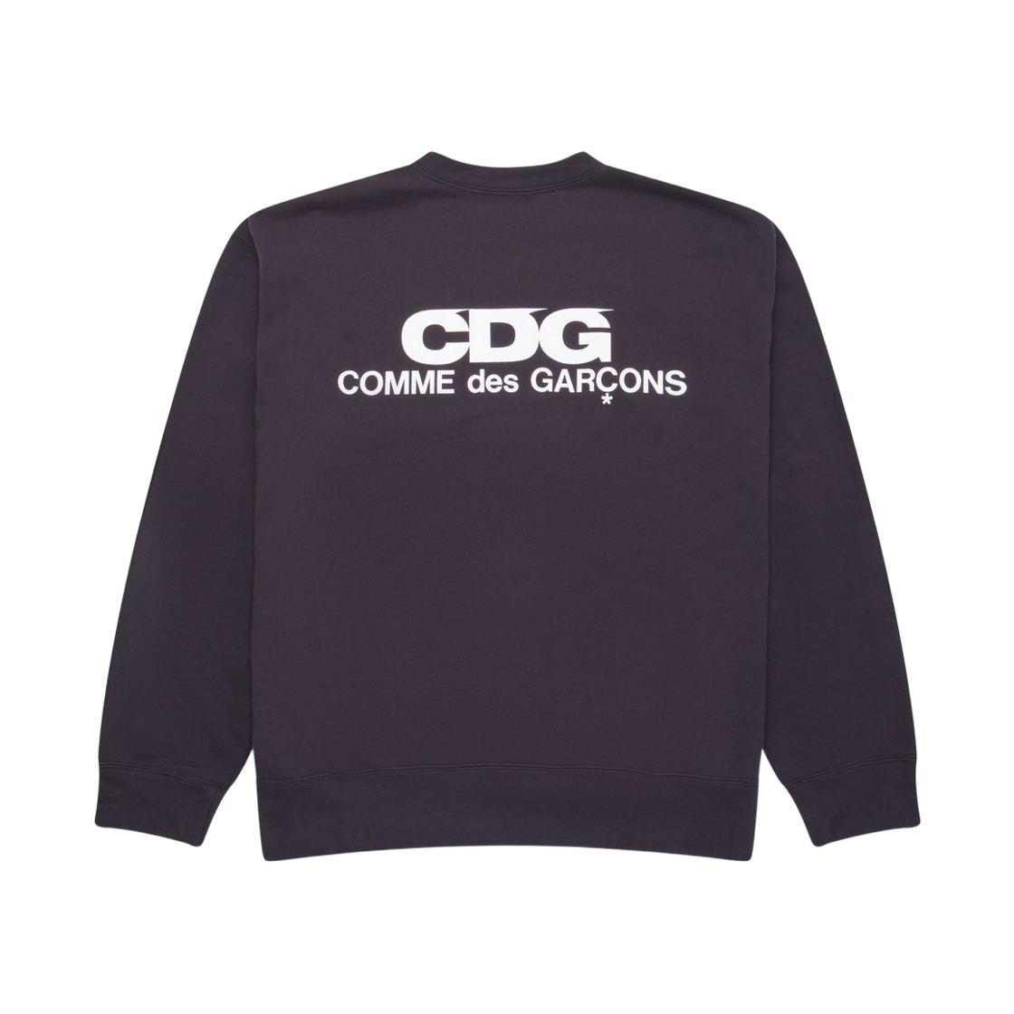 SZ-T055-051-2 CDG Oversized Crewneck Sweatshirt Navy