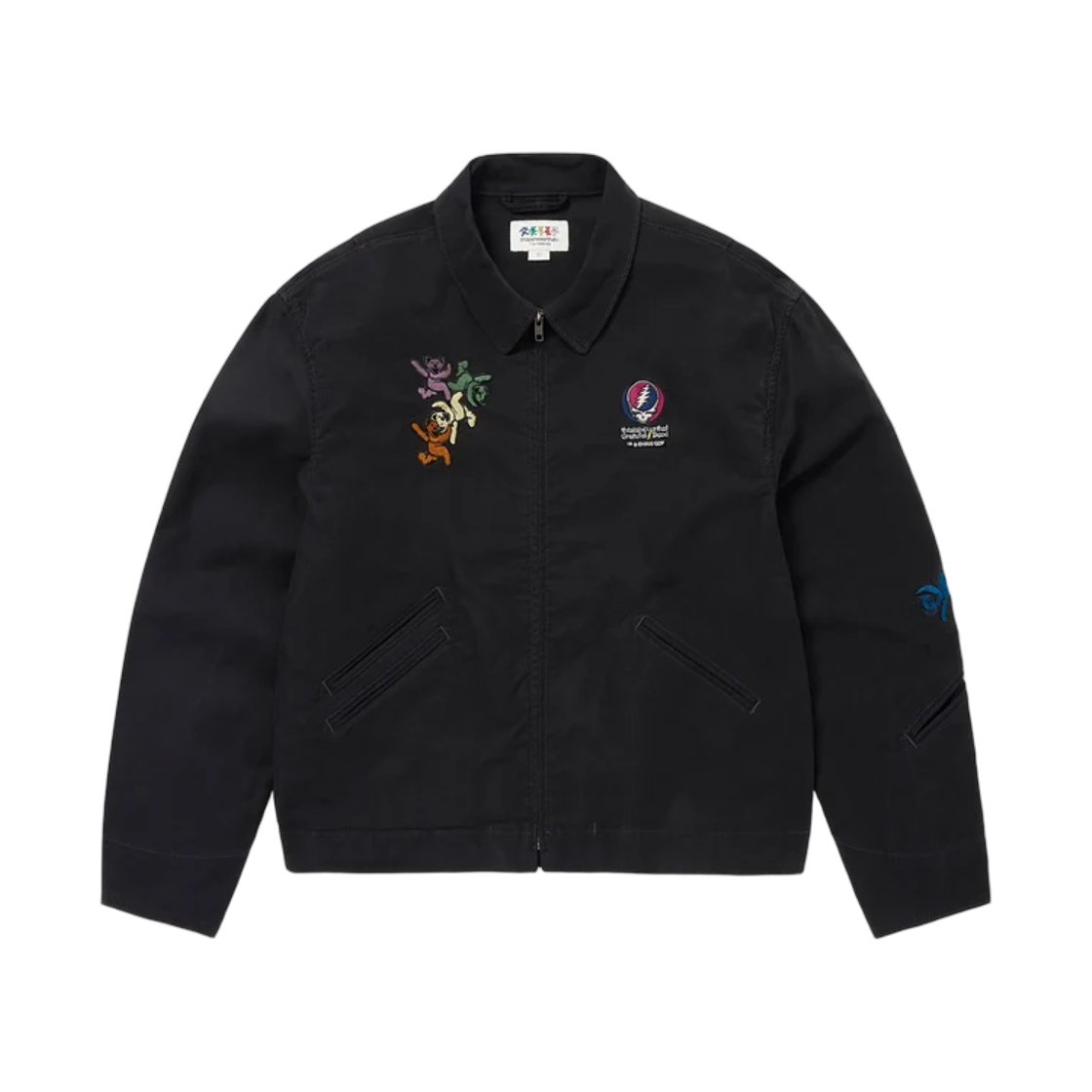 - Thisisneverthat x Grateful Dead Ol Dancing Bears Work Jacket Off Black