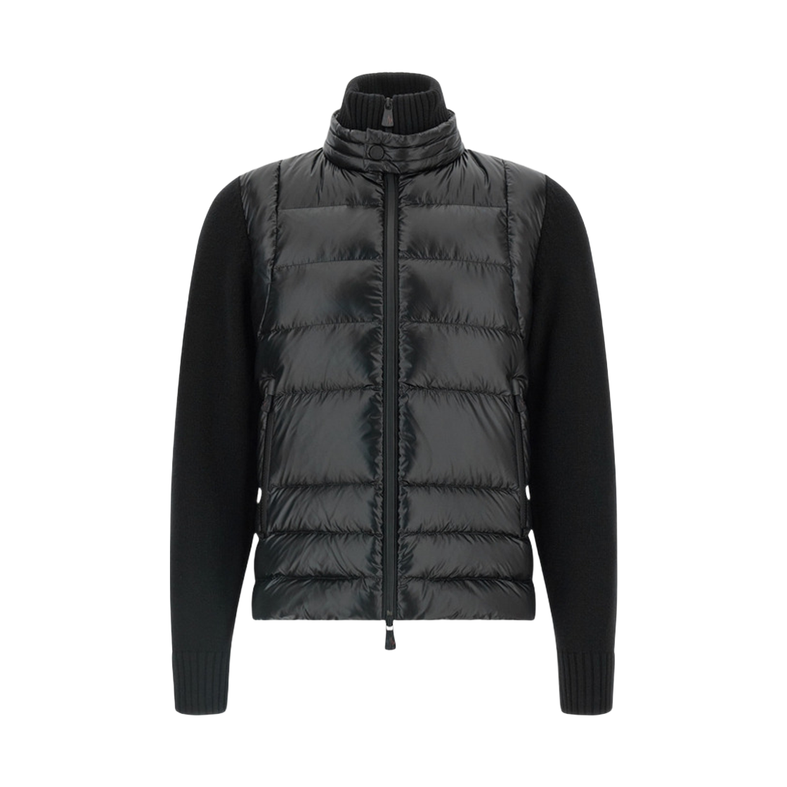 9B00009 M1122 999 25F [15% 쿠폰] Moncler Padded Wool Cardigan Black - 25FW
