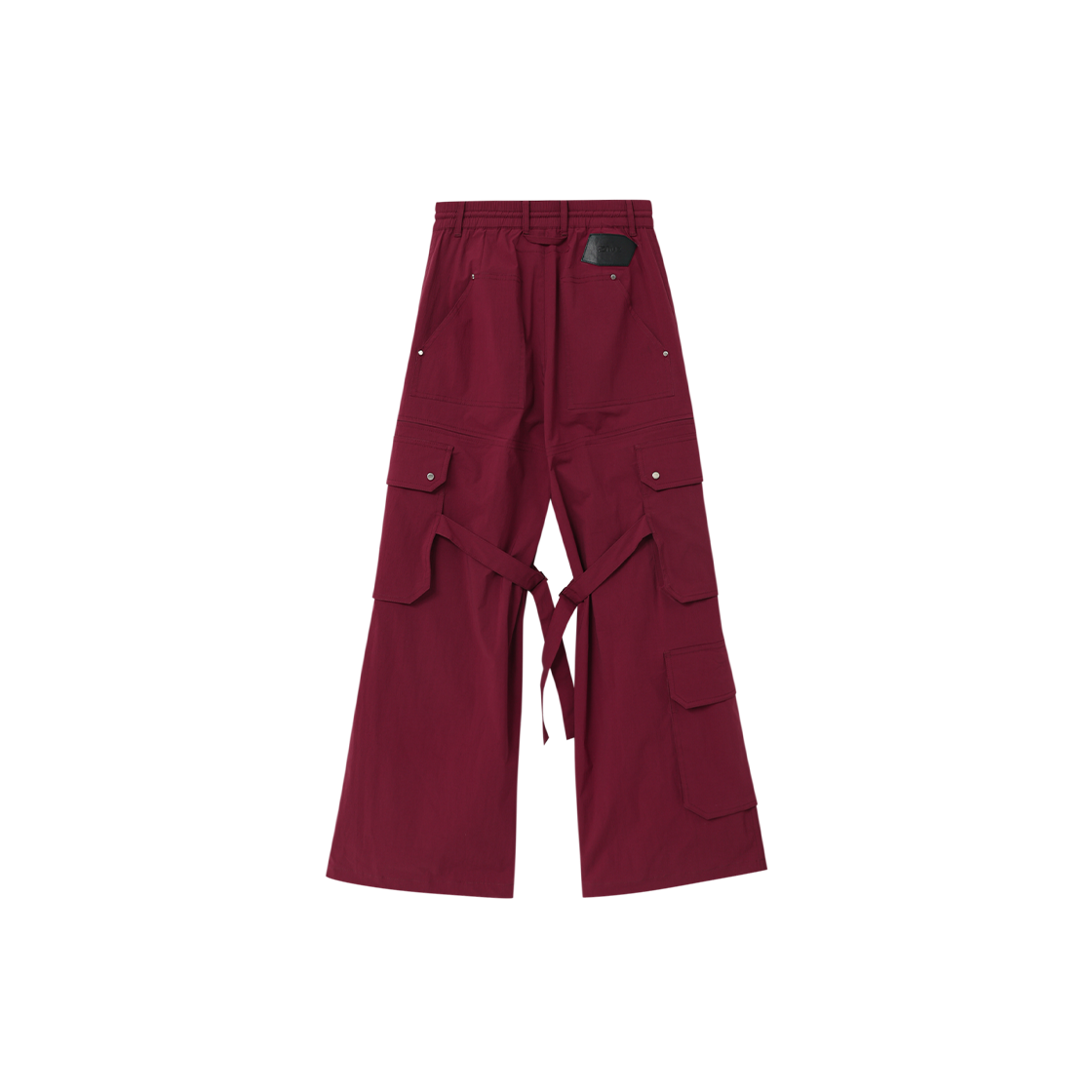 제뉴즈 카조 더블 포켓 파라슈트 팬츠 - 와인(Znuz Carzo Double-Pocket Parachute Pants - Wine) - 2