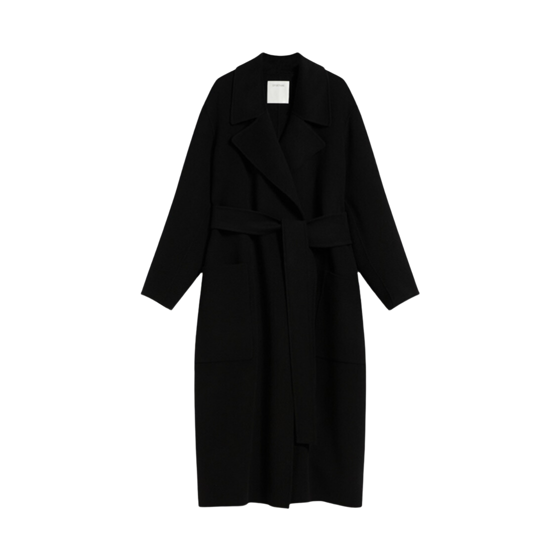 VELENO 2422016031600 01 [15% 쿠폰] (W) Max Mara Sportmax Veleno Belted Coat Black