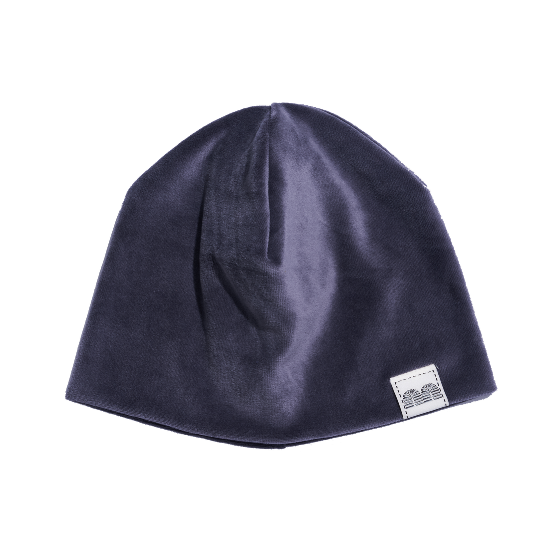 nn26ac16gr Not New nn Label Velour Beanie Grey