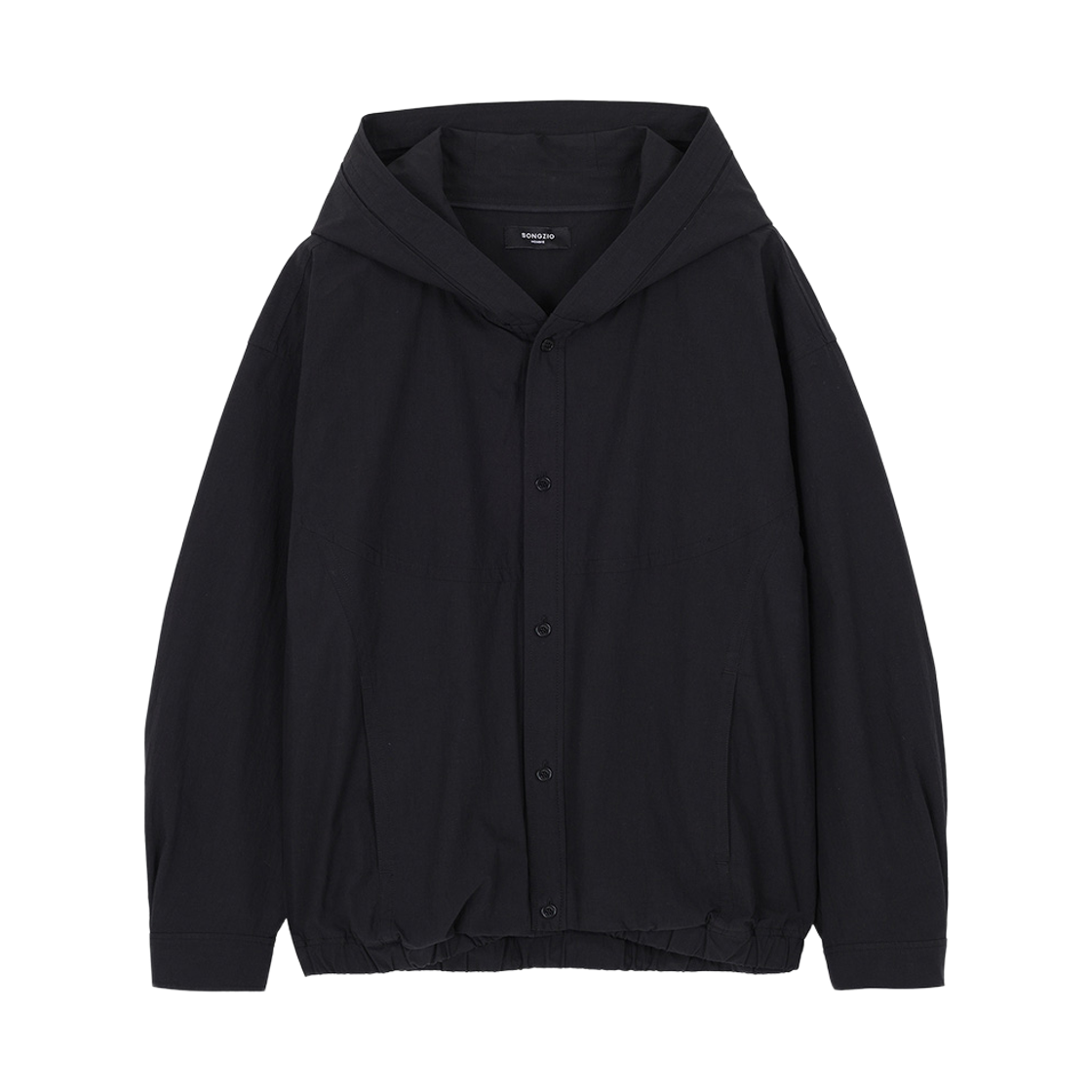 SI5JP506BK SONGZIO HOMME Hood String Jumper Black
