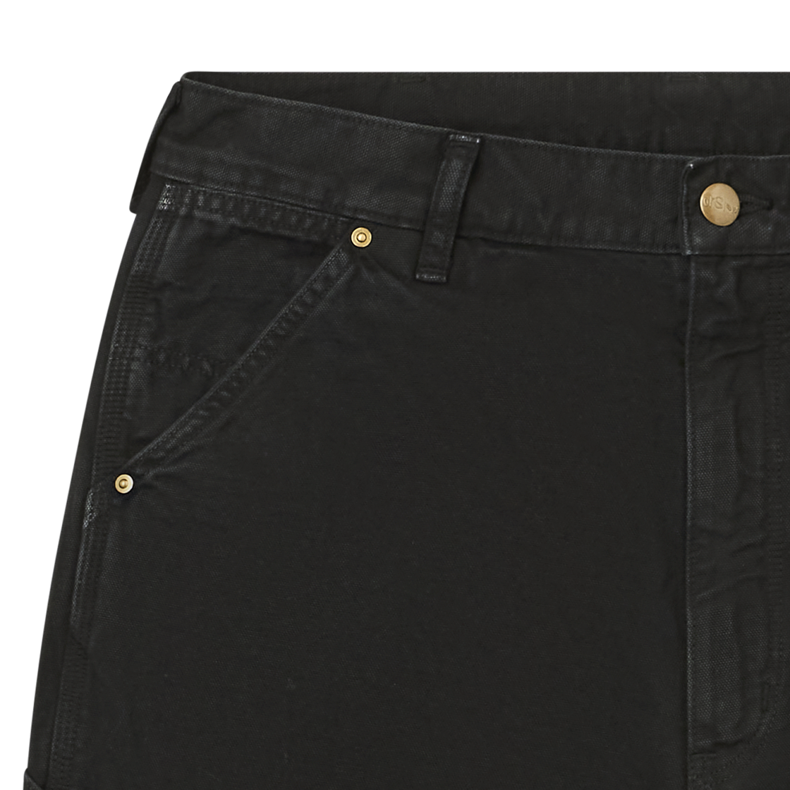 오어슬로우 대드 핏 옥스포드 페인터 팬츠 블랙- 26FW(Orslow Dad's Fit Oxford Painter Pants Black - 26FW) - 4