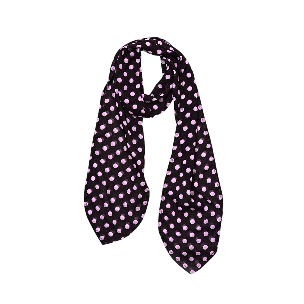 C265UASF01BW0FR MACNI Gogo Dot Sallang Scarf Brown