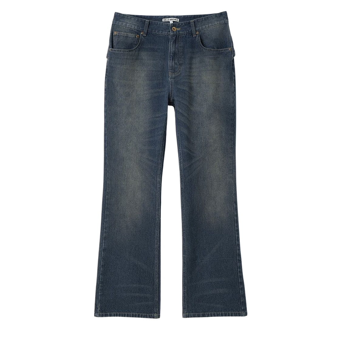밀로 아카이브 씬 플레어 데님 팬츠 데님 블루(milloarchive Thin Flare Denim Pants Denim Blue)