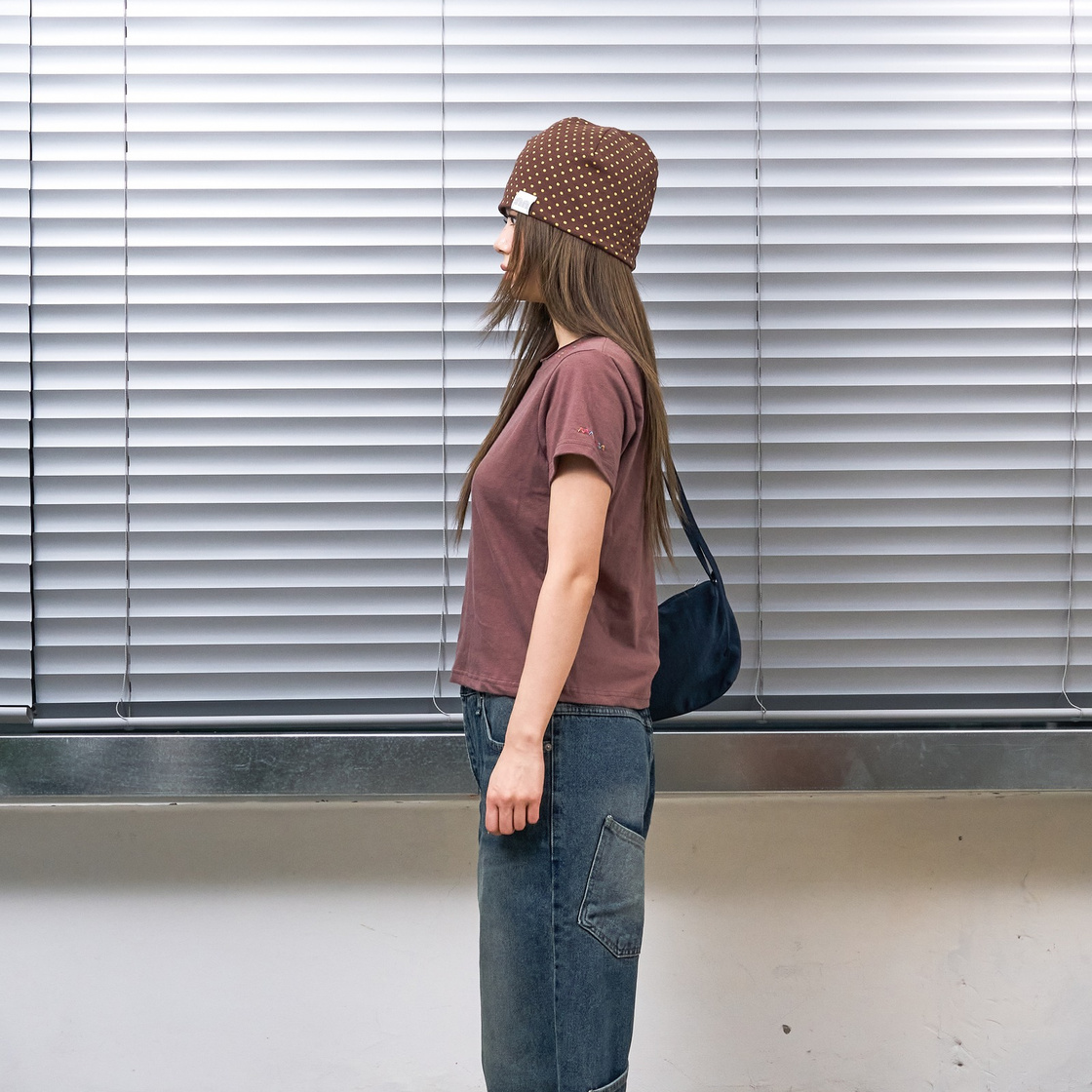낫뉴 레인보우 스티치 티셔츠 브라운(Not New Rainbow Stitch T-Shirt Brown) - 4