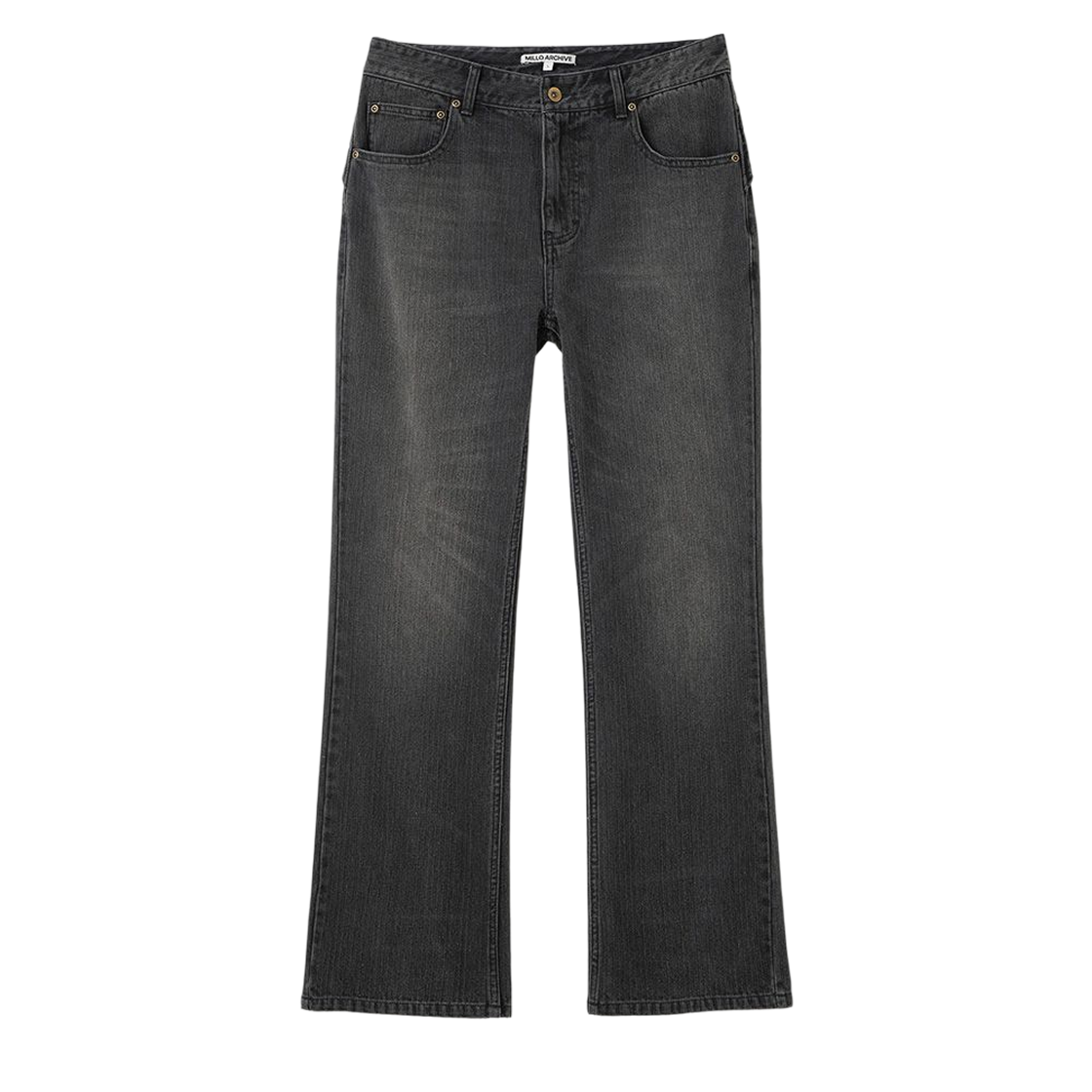 ML1004DLK milloarchive Thin Flare Denim Pants Denim Black