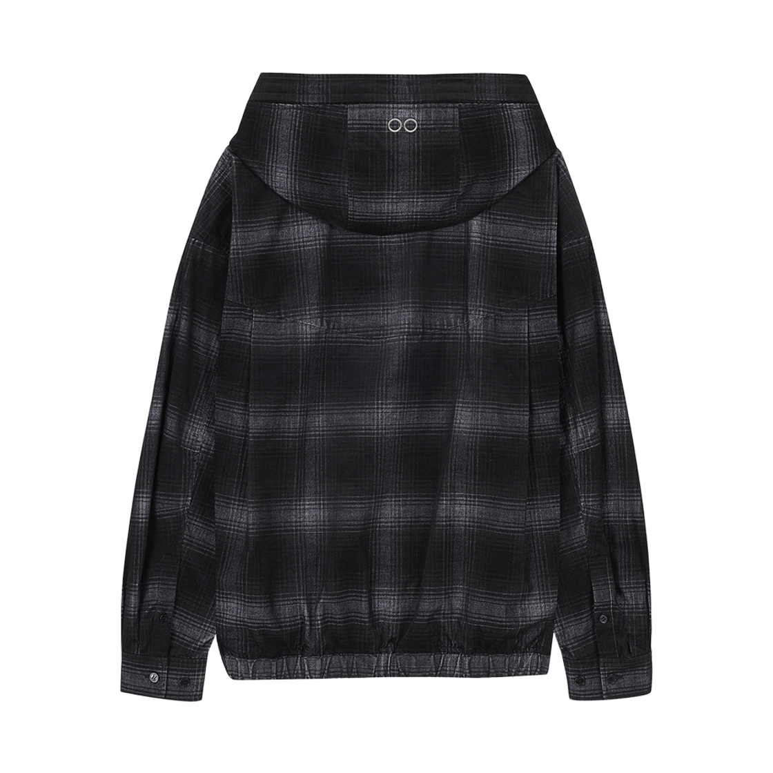 송지오 옴므 벨벳 체크 후드 점퍼 브라운(SONGZIO HOMME Velvet Check Hood Jumper Brown) - 2