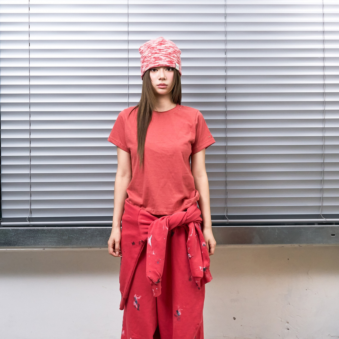 낫뉴 레인보우 스티치 티셔츠 레드(Not New Rainbow Stitch T-Shirt Red) - 2