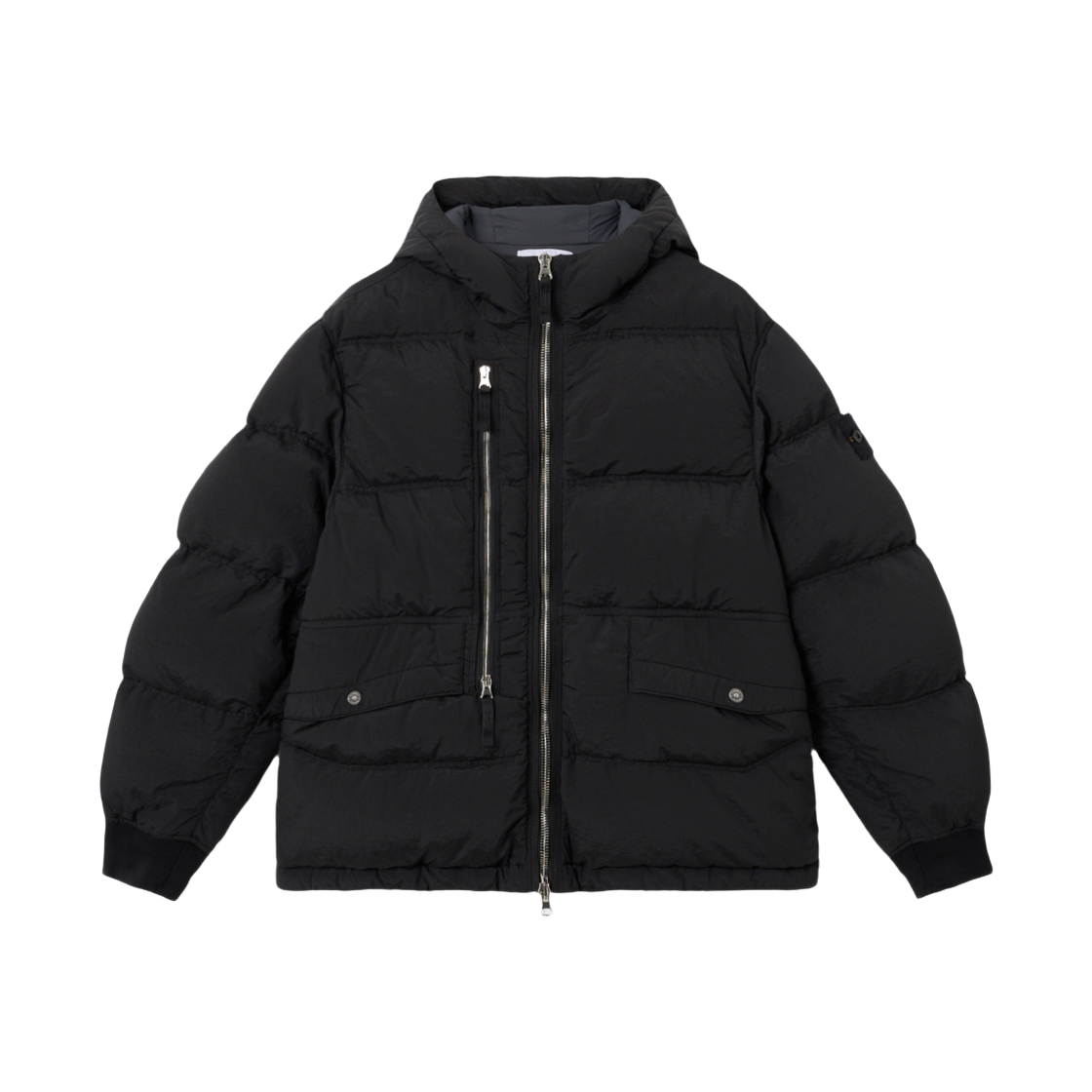 K2S154100088 S0019 V002 [15% 쿠폰] Stone Island 4100088 Nylon Metal In Econyl Hooded Down Parka with Anti-Drop and Zip Pockets Dark Teal Green - 25FW