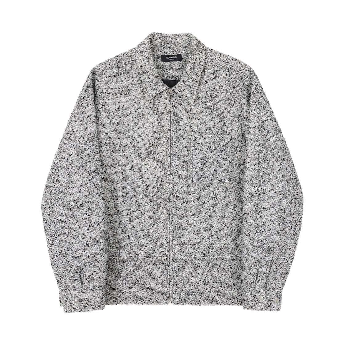 SI5SH502WH SONGZIO HOMME Tweed Plate Shirt White