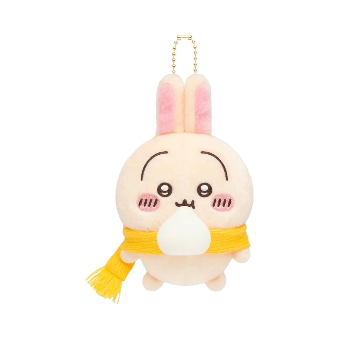 치이카와 고기만두 먹어요 마스코트 키링 우사기(Chiikawa Eating Meat Bun Mascot Keyring Usagi)