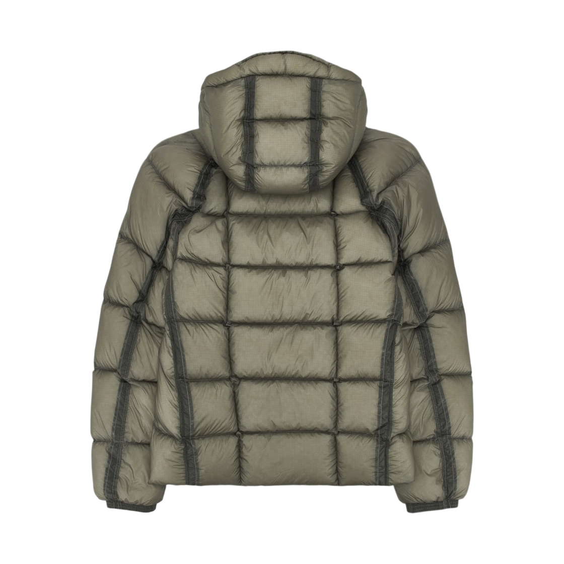 C.P. 컴퍼니 D.D. 쉘 후드 퍼퍼 자켓 펀가이 그레이 - 26FW(C.P. Company D.D. Shell Hooded Puffer Jacket Fungi Grey - 26FW) - 2