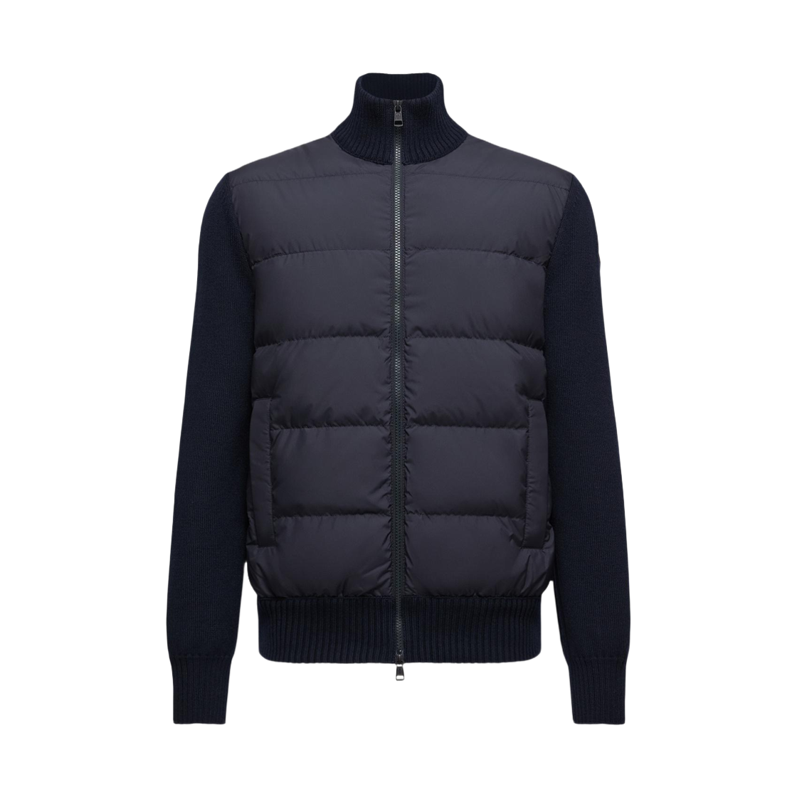9B00040 M1131 778 25F [15% 쿠폰] Moncler Padded Wool Zip Up Cardigan Navy Blue - 25FW