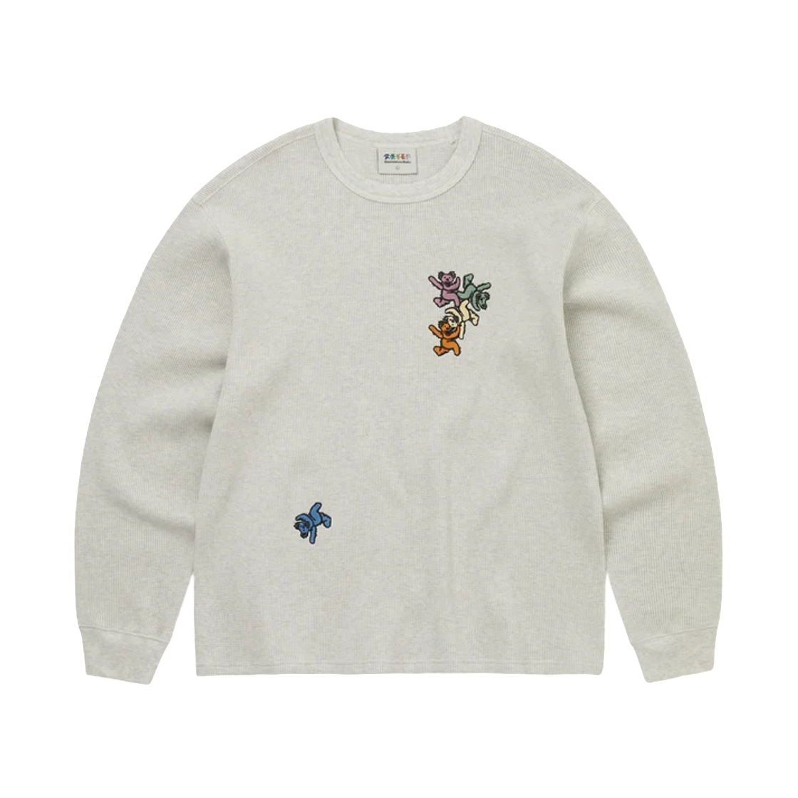 - Thisisneverthat x Grateful Dead Ol Dancing Bears Waffle L/S Top Heather Grey