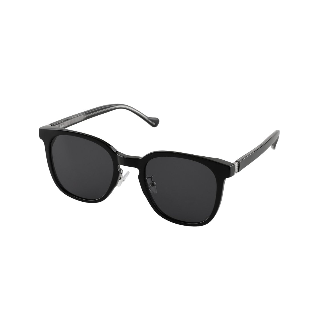 COCK C1 2DITOR CK Basic Travel Fashion Square Horn-Rim Frame Big Size UV Protection Sun Glass C1 Black