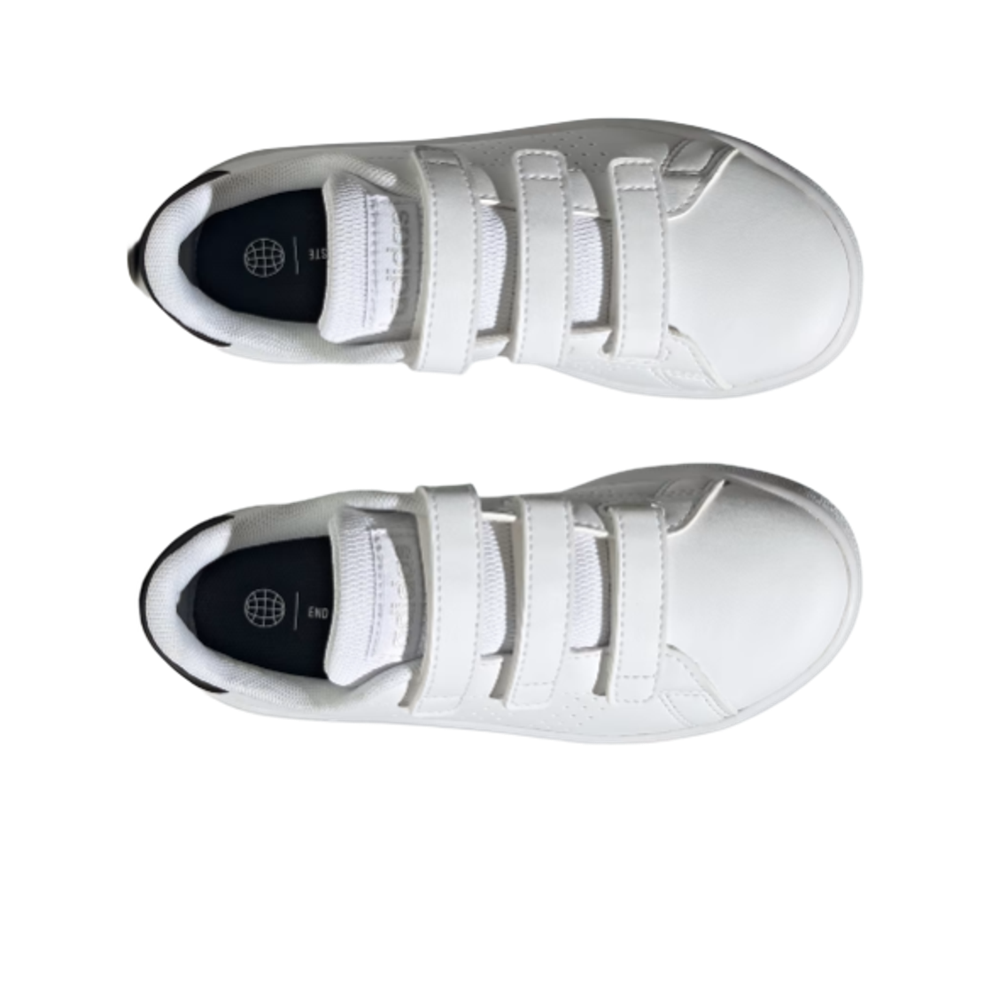 (C) 아디다스 어드반코트 CF 클라우드 화이트 코어 블랙((C) Adidas Advancourt CF Cloud White Core Black) - 2