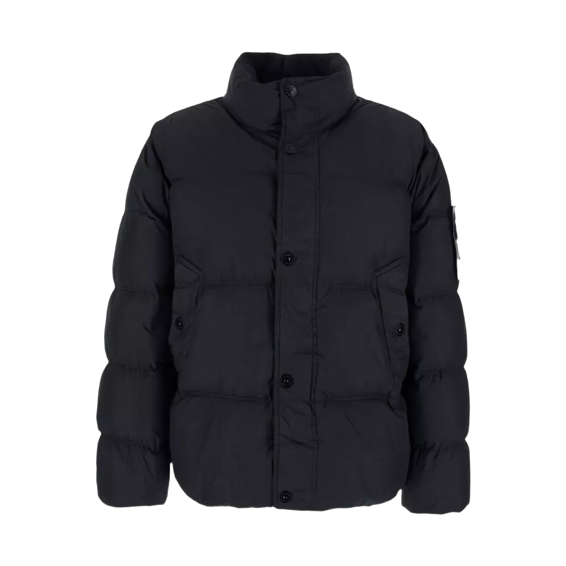 L2S154100109 S0A23 V002 [15% 쿠폰] Stone Island 4100109 Nylon Short Down Jacket Black - 26FW
