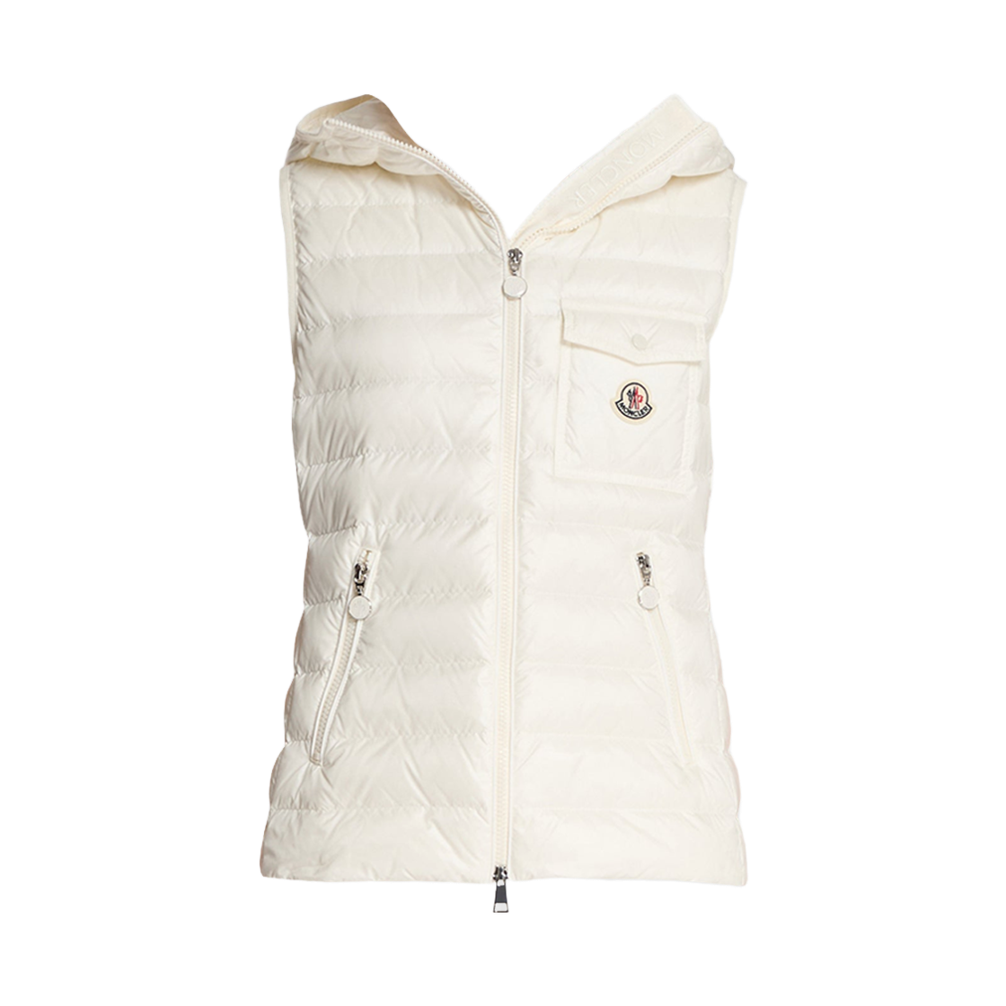 GLYGOS 1A00075 595ZZ 03 [15% 쿠폰] (W) Moncler Glygos Down Gilet White - 25SS