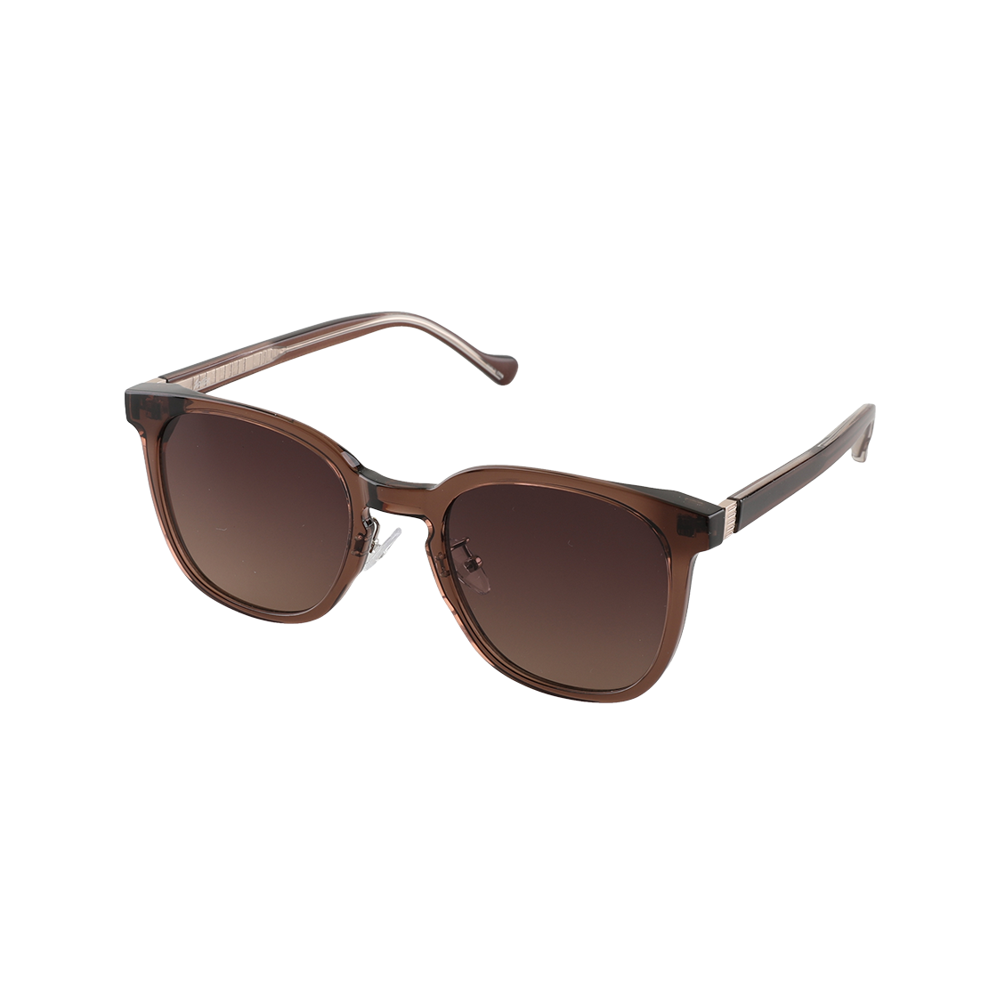 COCK C4 2DITOR CK Basic Travel Fashion Square Horn-Rim Big Size UV Protection Sun Glass C4 All Brown