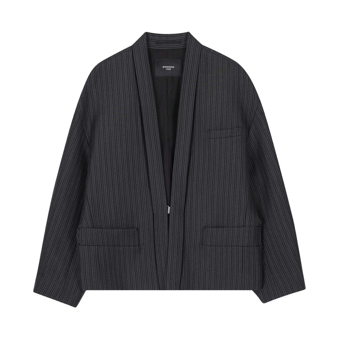 송지오 옴므 한복 스트라이프 자켓 블랙(SONGZIO HOMME Hanbok Stripe Jacket Black) - 3