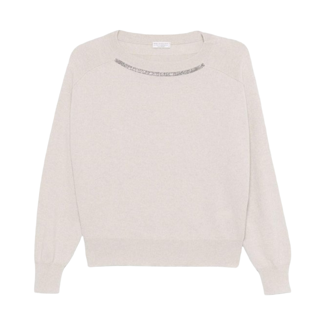 M12167908 C9504 24F [15% 쿠폰] (W) Brunello Cucinelli Monili Detail Sweater Beige
