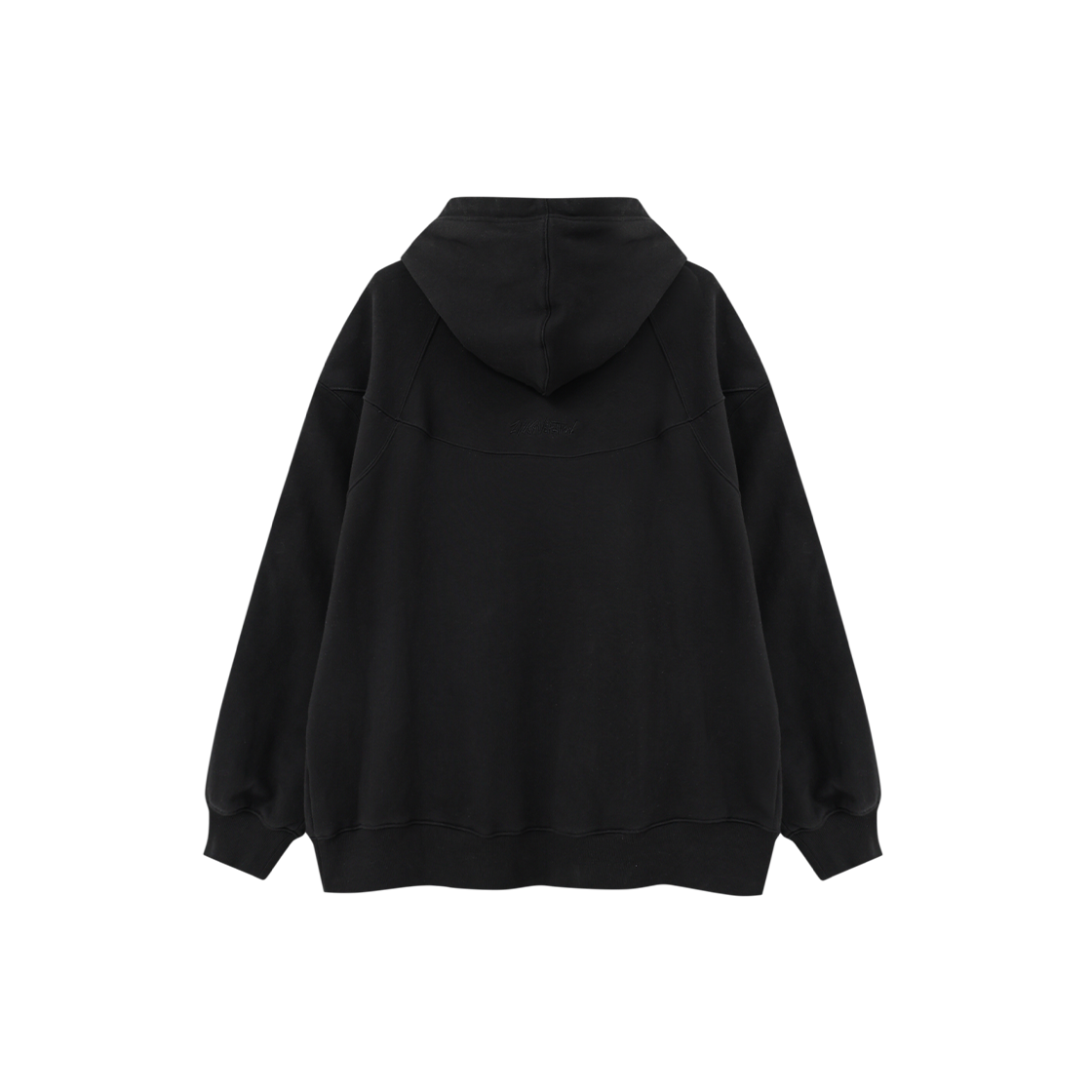 제뉴즈 스터드 사이드 버튼 후디 - 블랙(Znuz Stud Side Button Hoodie - Black) - 2