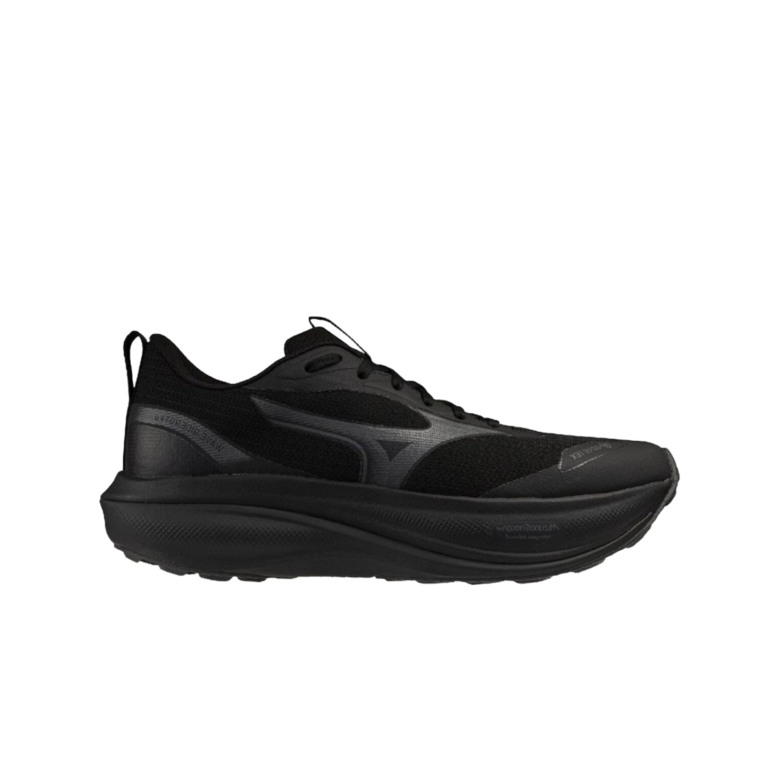 J1GU263181 Mizuno Wave Rider GTX 4 SW Black Black Sand - 4E Super Wide