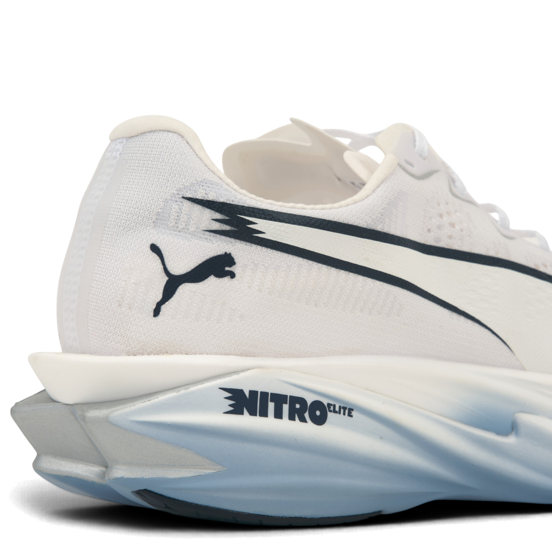 푸마 디비에이트 나이트로 엘리트 4화이트 샴브레이 블루(Puma Deviate Nitro Elite 4 White Chambray Blue) - 8