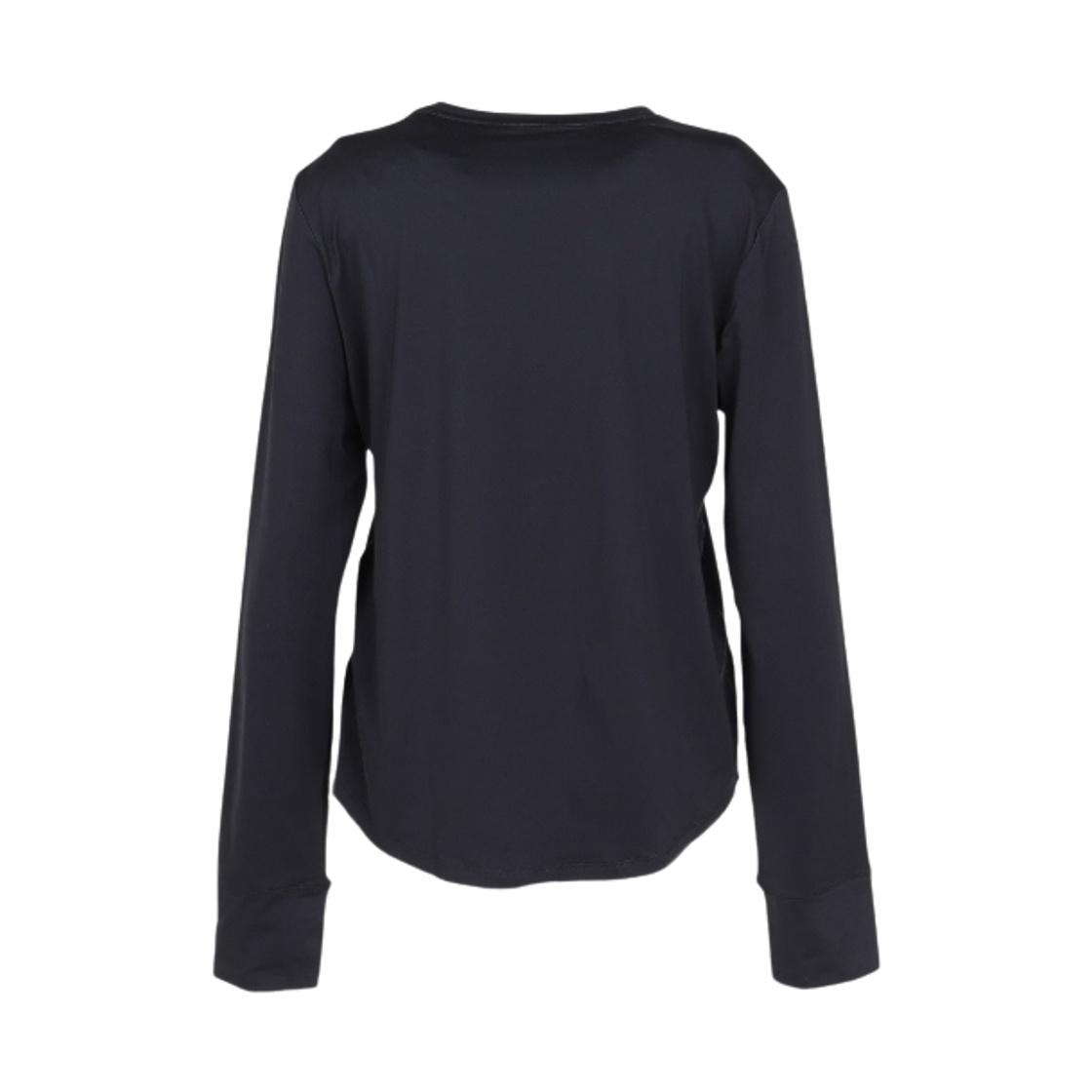 (W) 나이키 원 클래식 드라이핏 롱슬리브 탑 블랙 화이트 - 아시아((W) Nike One Classic Dri-Fit Long Sleeve Top Black White - Asia) - 2