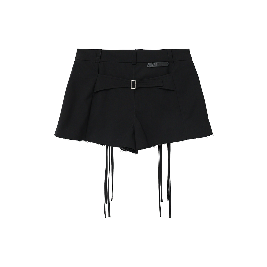 제뉴즈 레이어즈 더블 랩 스커트 팬츠 - 블랙(Znuz Layerez Double Wrap Skirt Pants - Black) - 2