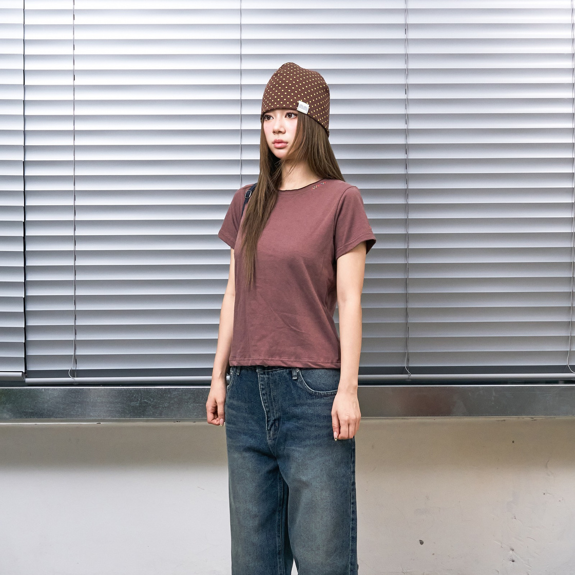 낫뉴 레인보우 스티치 티셔츠 브라운(Not New Rainbow Stitch T-Shirt Brown) - 3