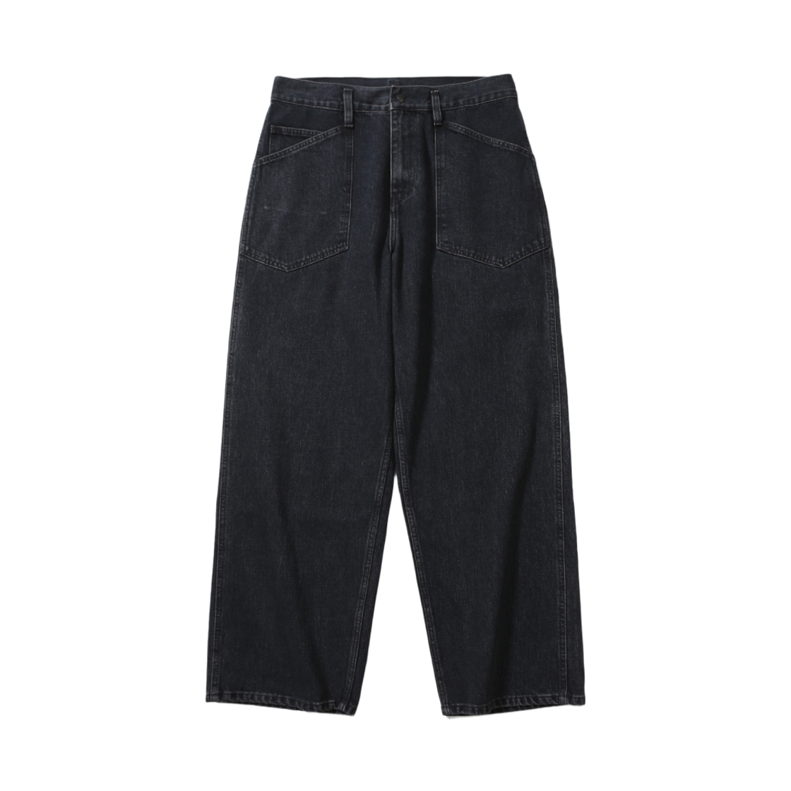 PMF026-03DN02 [AW26] moif Wide M35 Denim Pants / Washed Indigo