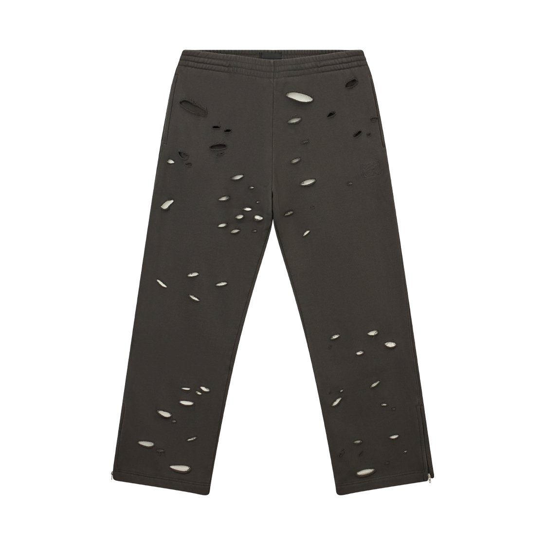 라스벳 써멀 라인드 집 스웻팬츠 블랙 - 26FW(Rassvet Thermal Lined Zip Sweatpants Black - 26FW)