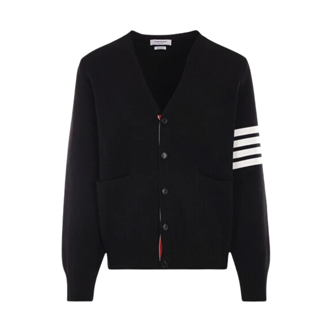 MKC171A 00219 001 25S [15% 쿠폰] Thom Browne Milano Stitch 4-Bar Cardigan Black