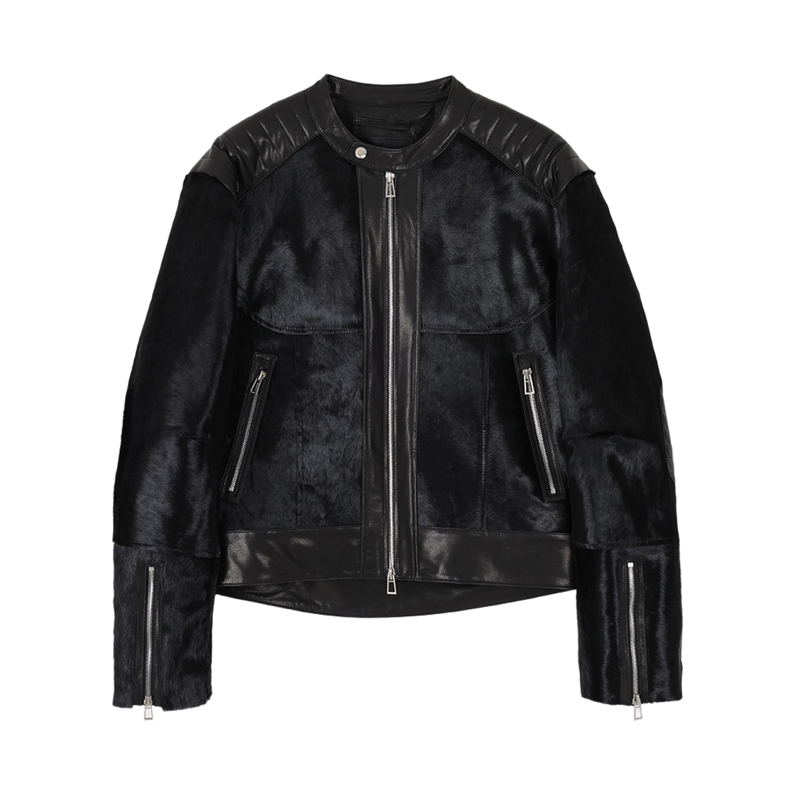 SI6LT700BK SONGZIO COLLECTION Artisanal Biker Jacket Black
