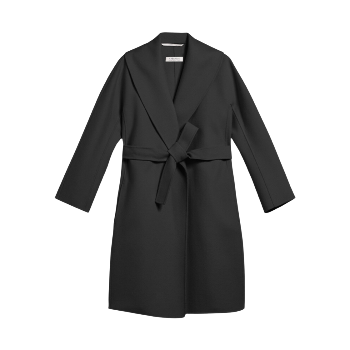 MESSI 2629016061600 013 [15% 쿠폰] (W) S Max Mara Messi Wool Robe Coat Black