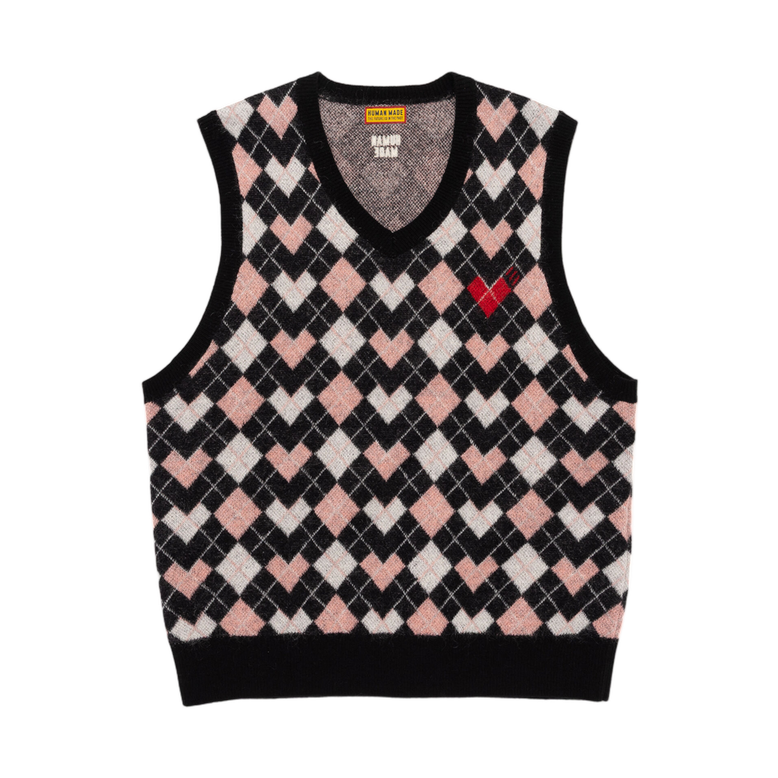 HM32CS018 Human Made Knit Vest Black