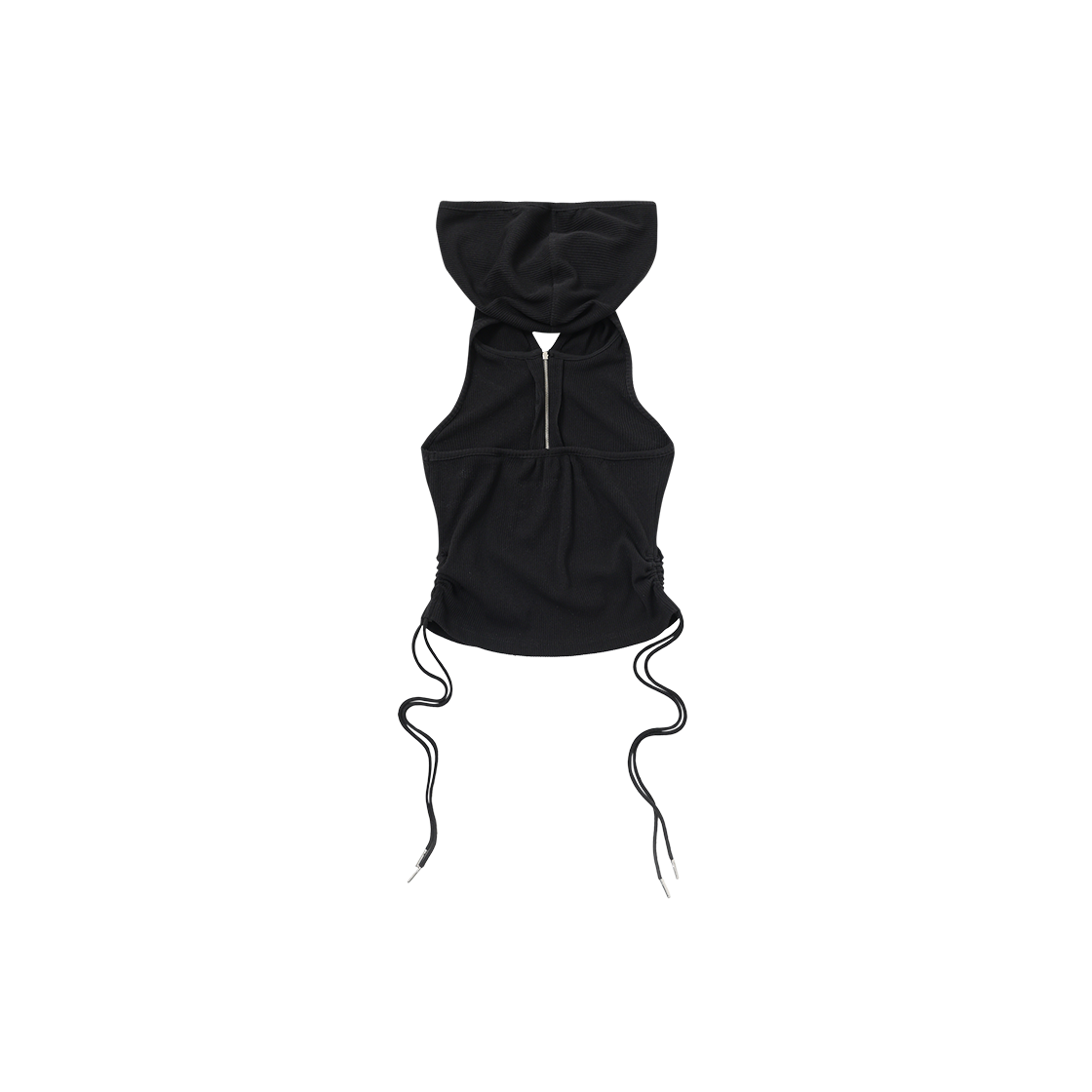 제뉴즈 슬리브리스 후디즈 - 블랙(Znuz Sleeveless Hoodiez - Black) - 2