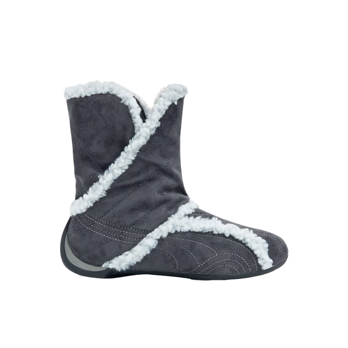 410744-04 (W) Puma Slipcat Boots Dusky Gray Cool Light Gray
